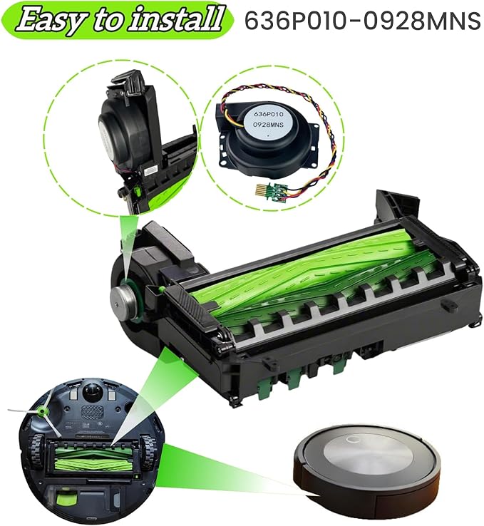Upgrade Vacuum Cleaner Engine Ventilation Motor Fan Compatible with iRobot Roomba i1 i2 i3 i4 i5 i6 i7 i8 i9 J8 J9 Sweeper Fan Module, Smart Sweeper Fan Vacuum Motor Replacement Accessories