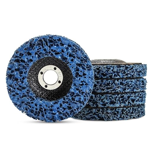 BHA Easy Strip Discs Clean and Remove Paint, Rust and Oxidation 4” x 5/8” - 5 Pack