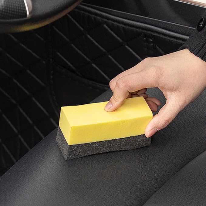 carotoe Foam Applicator Pads Side Pressing Hand Polishing Sponge Pads Detailing Buffing Pads for Waxing Polishing Paint