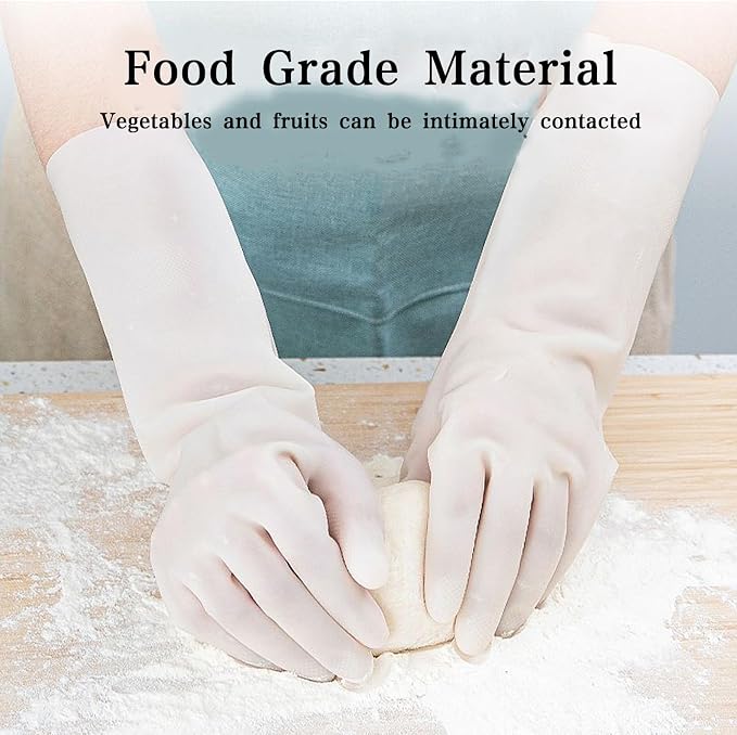 Dish gloves，Cleaning Gloves，Durable Non-Slip，Long Service Life，For kitchen Cleaning Pet Care Bathrooms Etc