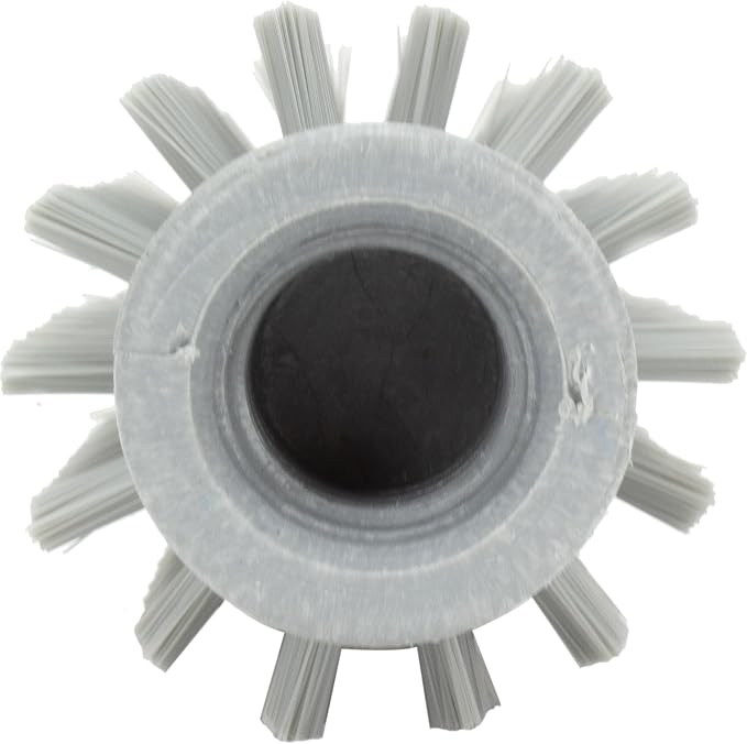 SPARTA Industrial Tank Brush Head Pipe Brush Head, Drain Brush with 3/4" Thread Hole (Handle Not Included) for Commercial Use, Plastic, 2 x 5.7 Inches, Gray (Pack of 6)
