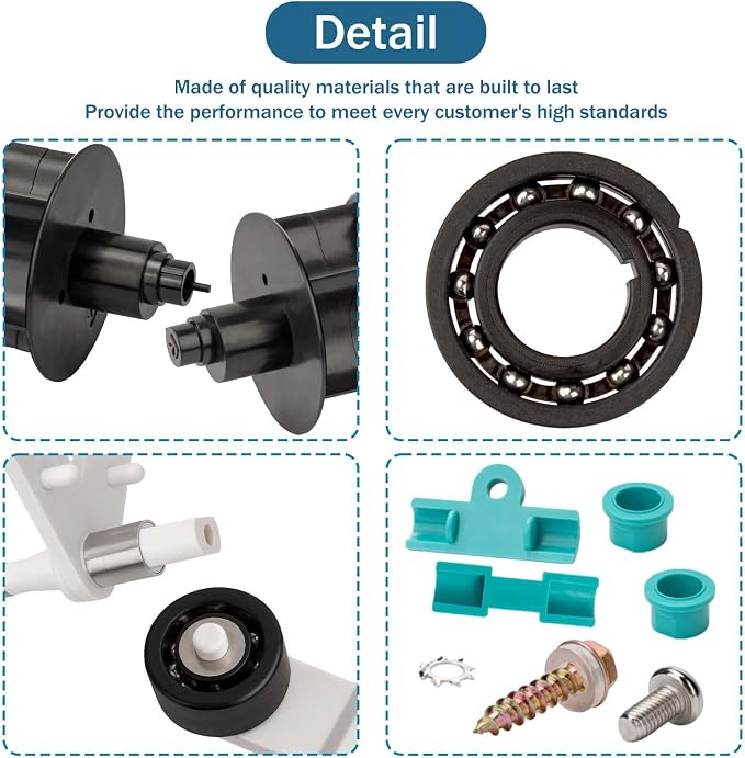AXV621DAT Universal Pool Vac A-Frame Turbine Rebuild Kit for Hayward Aquabug Navigator Ultra Pro Wanda The Whale Diver Dave Poolvac XL Pool Vac Classic Kit, Replaces# AXV036BP, AXV601CAT, AXV601DAT