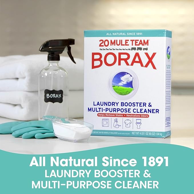 Borax 20 Mule Team Detergent Booster, 65 Oz.