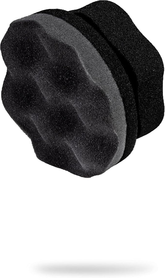 Adam's Polishes Pro Tire Hex Grip Applicator - Tire Shine Car Detailing Foam Sponge Tool | Car Cleaning Supplies After Car Wash leaner | for Vinyl Rubber & Trim Accessories | Wheel & Rim Cleaner