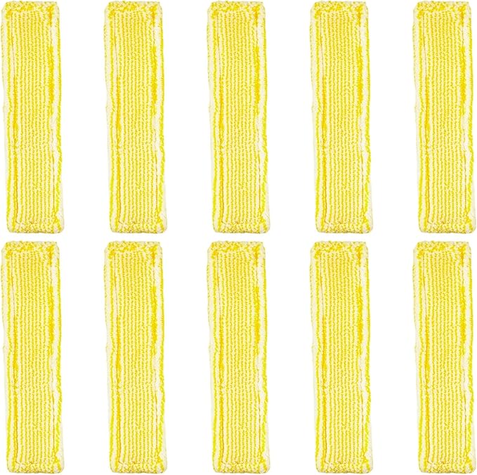 Quick Dry Polishing Cloths for WV2 WV5 Window Vacuum Cleaners Thickened Washable Fabric Replacement Pad Microfiber Cleaning Rags (10pcs)