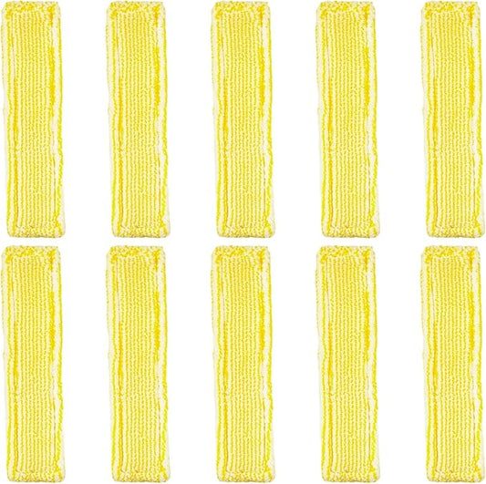 Quick Dry Polishing Cloths for WV2 WV5 Window Vacuum Cleaners Thickened Washable Fabric Replacement Pad Microfiber Cleaning Rags (10pcs)