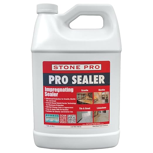 StonePro Pro Sealer Gallon - Impregnating Sealer for Marble & Tile