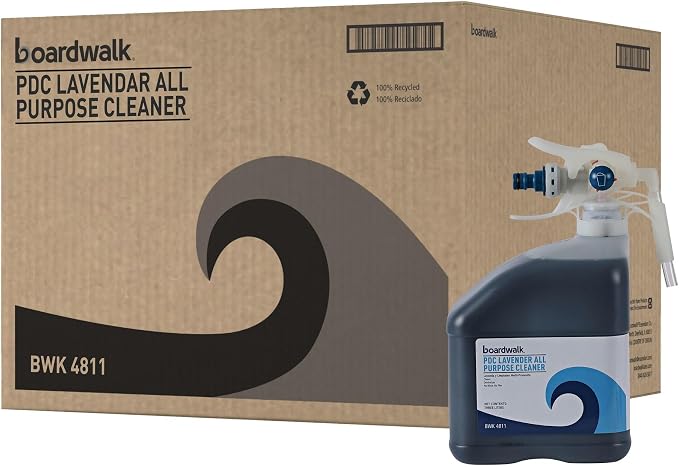 Boardwalk PDC All Purpose Cleaner, Lavender Scent, 3 Liter Bottle, 2/Carton