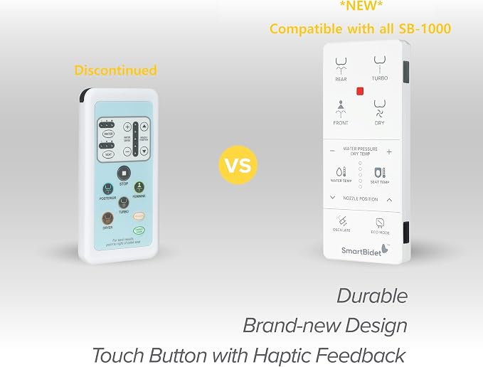 SmartBidet Remote Control Replacement for the SB-1000 Bidet Electronic Toilet Seat Remote