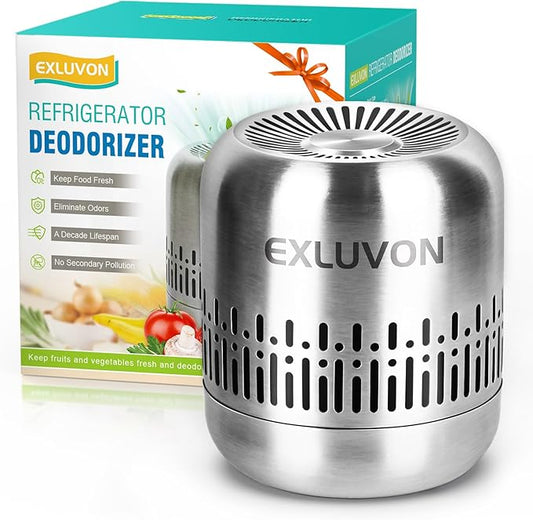 Refrigerator Deodorizer,Lasts for 10 Years,Fridge Deodorizer Kitchen Gadgets Odor Eliminator for Fridge & Freezer, Room,RV and New Home,More Effective Than Baking Soda Charcoal Air Purifier