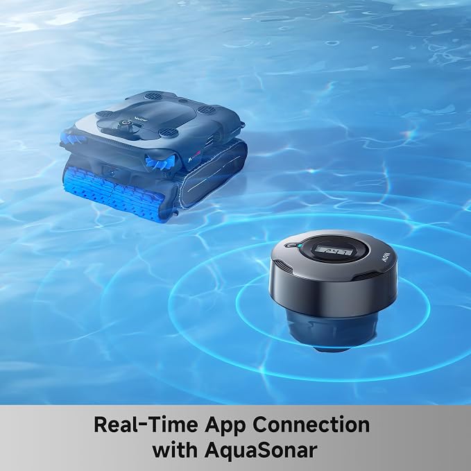 Mova Rover X10 Cordless Robotic Pool Cleaner, 7-in-1 Cleaning, AquaScan LDS Mapping & Precise PoolNavi, Smart Surface Parking, 10,000 GPH Suction, EdgeDrive Brush, Skimmer with Real-time App Control