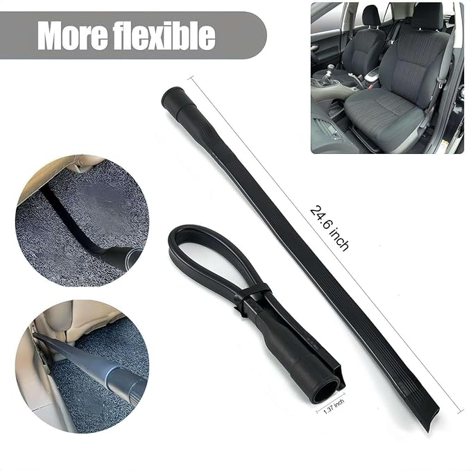 13-Piece 1 1/4 Inch(32mm) Vacuum Attachments Cleaning Kit with Dryer Lint Vac Attachment/Vacuum Floor Brush/Flexible Crevice Tool