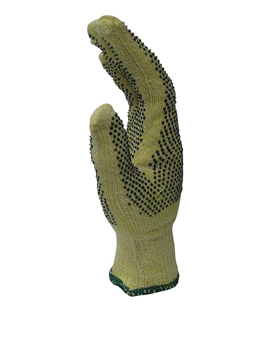 MAGID NT73BKVPR Nitrile-Dotted para-Aramid Blend Terry Gloves with Cotton Liner (12 Pair)