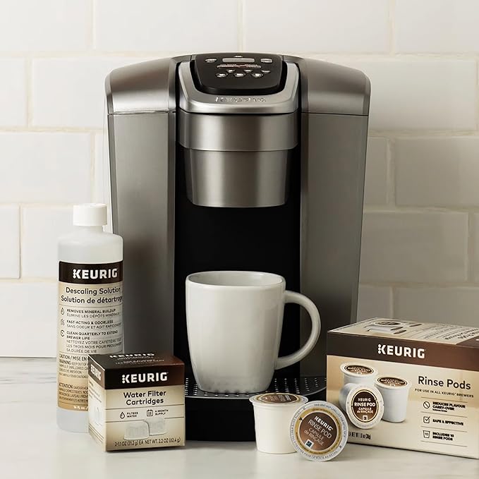 Keurig Brewer Care Kit with Descaling Solution and 2 Water Filter Cartridges, Compatible With All Keurig 2.0 and 1.0 K-Cup Pod Coffee Makers
