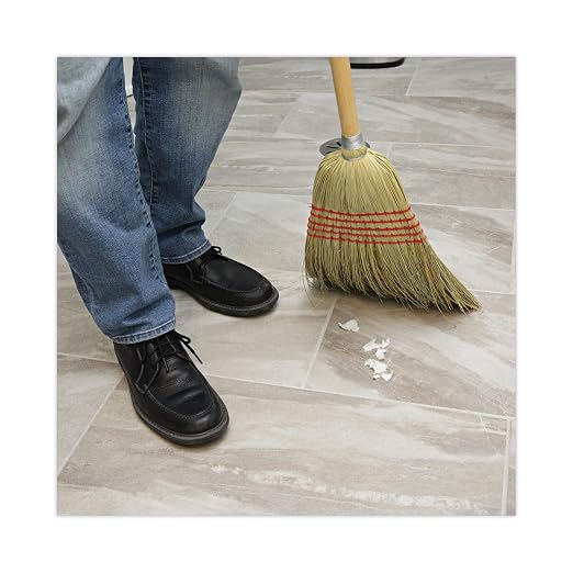 C-BROOM PARLOR MIXED FIBER WOOD HANDLE