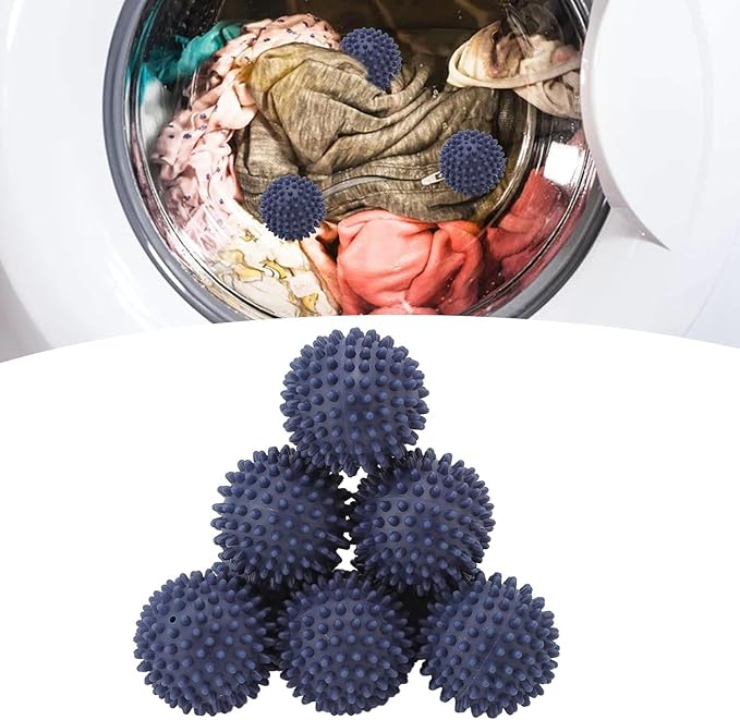 8pcs Washer Balls,Reusable Tangle Free Eco Friendly Laundry Scrubbing Balls Solid Colorful Laundry Washing Balls Enhance Machine Cleaning Power(Type A)