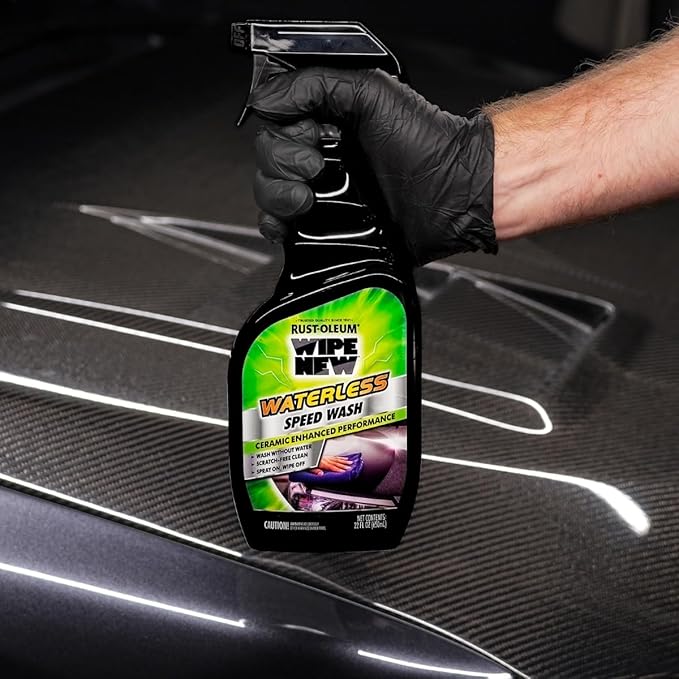 Wipe New Rust-Oleum 381402 Waterless Speed Wash, 22 oz