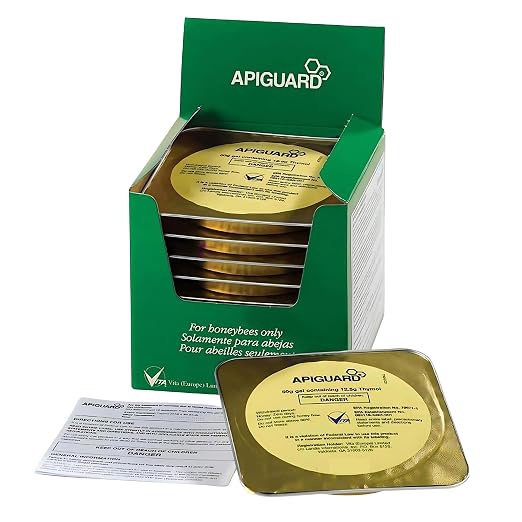 Apiguard – Natural Varroa Mite Treatment for Honey Bee Hives – 10 x 50g Thymol Gel Trays – Easy Application, Beekeeper-Trusted, Bee-Friendly, Plant-Based Protection