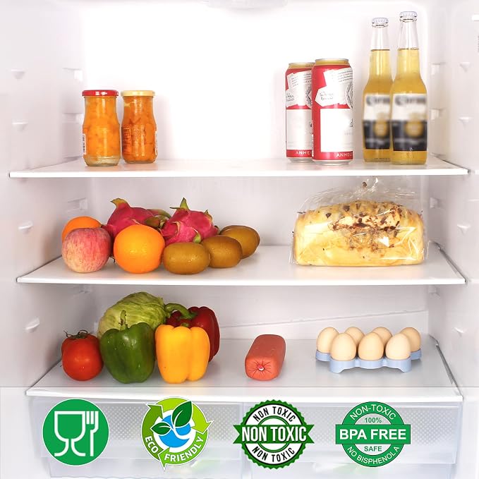 Shelf Liner, Non-Slip Cabinet Liner, Washable Oil-Proof for Kitchen Cabinet, Shelves, Refrigerator, Storage, Desks, 16 Inches x 20 FT, Non Adhesive Drawers Liner… (16 Inches x 20 FT)