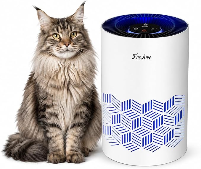FreAire Air Purifiers for Home, Air Purifiers for Home with Lights, HEPA Air Purifier