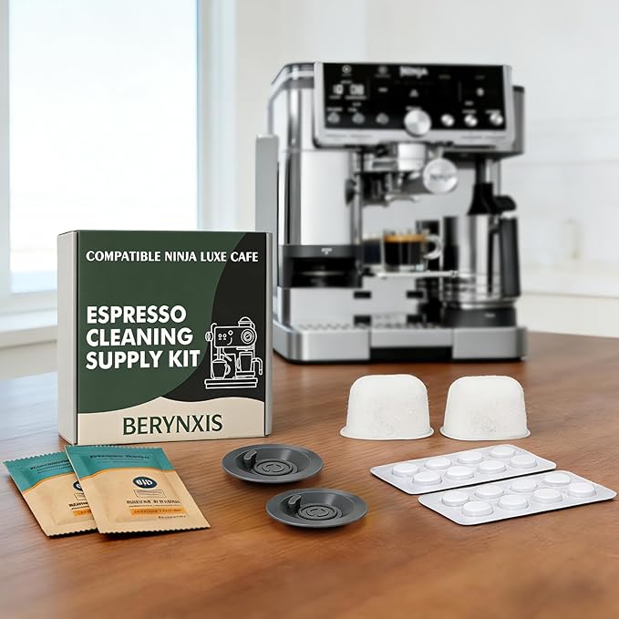 Espresso Accessories Kit for Ninja Luxe Cafe, Espresso Disc Cleaning Tablets Descale Packets for Ninja Espresso ES601 ES701