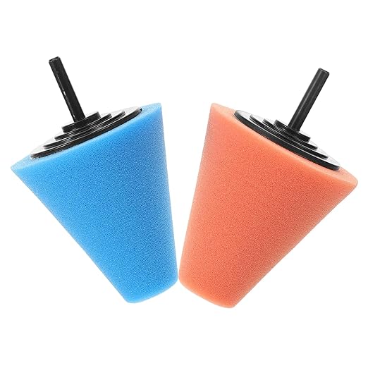 4pcs Car Wheel Polishing Sponge Pad Buffing Attachment for Drill Shaped Design for Detailing Easy Handling