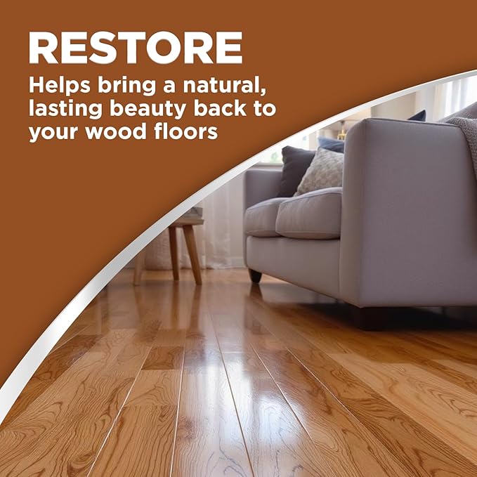 Weiman Wood Floor Polish and Restorer 32 Oz 3PC Bundle - High-Traffic Hardwood Floor, Natural Shine, Removes Scratches, Leaves Protective Layer (Pack of 2)