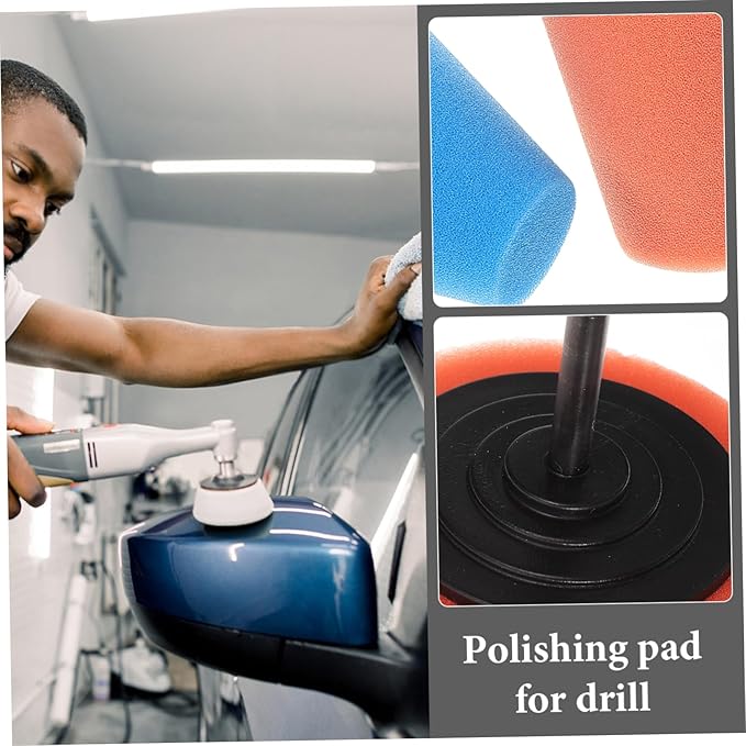 6pcs Polishing Polisher Buffer Pad Drill Polishing Kit Car Buffer Polisher for Drill