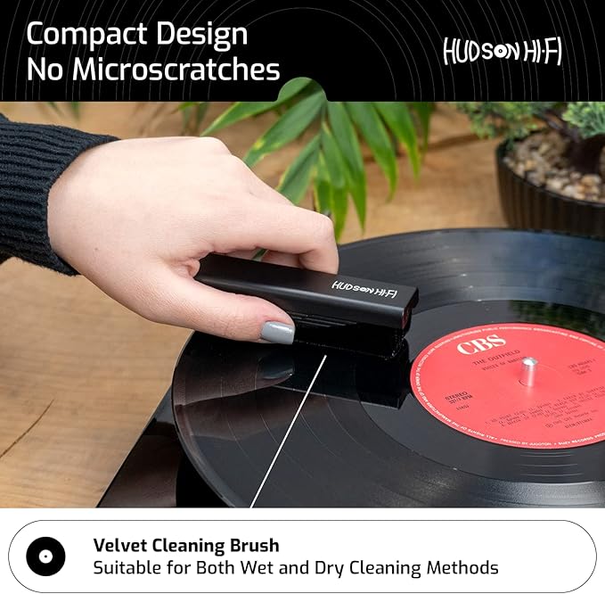 9-in-1 Vinyl Record Cleaning Kit – Anti-Static Cleaner, Carbon Fiber & Velvet Brushes, Stylus Gel, Microfiber Cloth, Mitts & Label Protector for LP Care