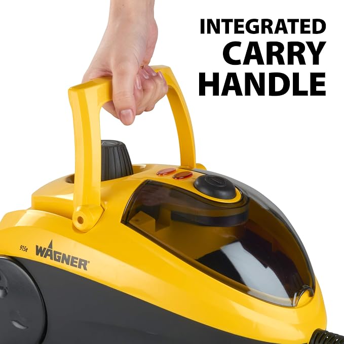 Wagner Spraytech 2494399 925e Elite Steamer Multi-Purpose Mop with 20 Accessories for Chemical-Free Steam Cleaning, Hardwood Floors, Tile, and More