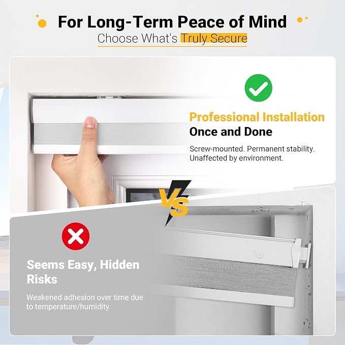 Cellular Shades Cordless Blackout Honeycomb Blinds Fabric Window Shades White(Blackout), 35" W x 72" H