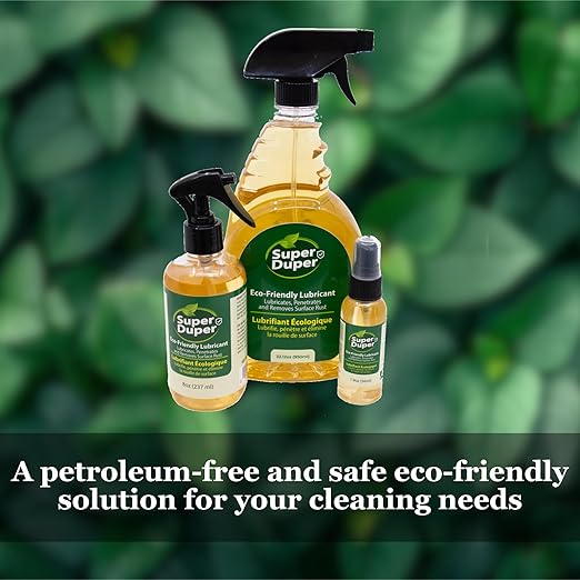 Super Duper Eco Friendly Multipurpose Lubricating Oil Penetrating Oil Surface Rust Remover for Auto Home Bike RV 32 oz Spray Bottle
