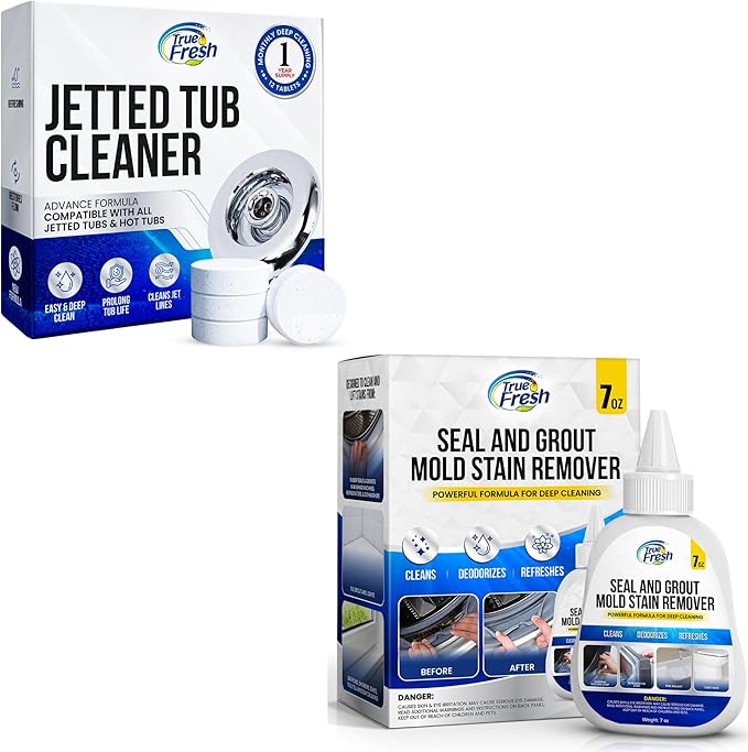 True Fresh Home Stain Gel & Jetted Tub cleaner tablets 12 pack