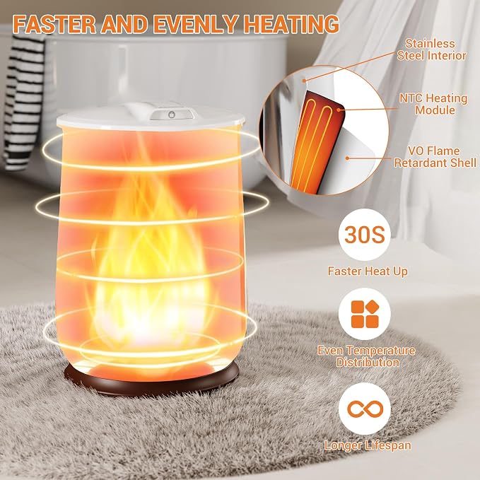 20L Smart Towel Warmer | Timer, Adjustable Heat & Auto Shut-Off | for Bathroom & Home Spa