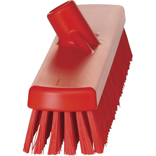 Vikan Not Included L Deck Scrub Brush, Not Included, Color: Red 70624-1 Each