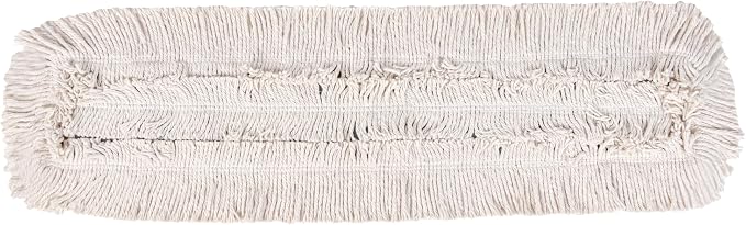 Restaurantware-MOP HEAD ONLY: Clean Tek Professional 35.83 x 5 Inch Dry Mop Head, 1 For Dusting - Frame And Handle Sold Separately, Disposable, Cotton, For Home And Office