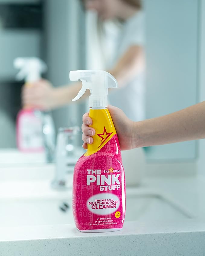 Stardrops - The Pink Stuff - The Miracle Cleaning Paste and Multi-Purpose Spray Bundle (2 Cleaning Paste, 1 Multi-Purpose Spray)