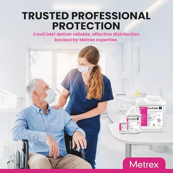 Metrex CaviCide1 Surface Disinfectant Cleaner – Ready-to-Use Alcohol-Based Cleaning Liquid, All Purpose Cleaner & Decontaminant for Clinical, Lab & Patient Care Areas – 1 Gallon Jug, #13-5000 EA