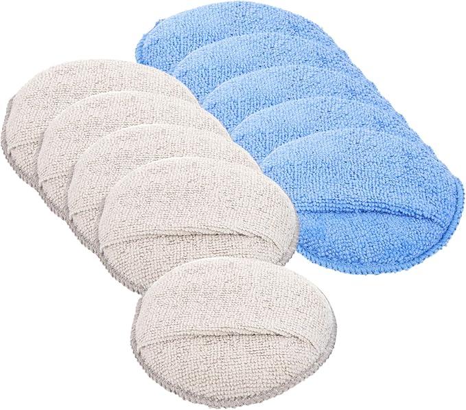 GLEAVI 40pcs Polishing Pads Fine Applicator Sponge for Car Detailing Waxing and Cleaning Soft Scratch-Resistant Design for Multi- Use Includes and Pads