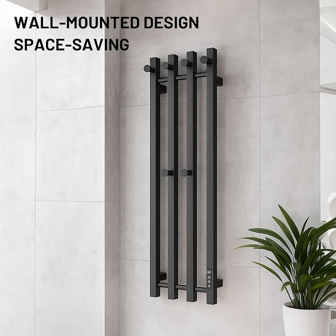 Paraheeter Towel Warmer, Towel Warmer Rack, Heated Towel Racks for Bathroom, Towel Heater, Towel Dryer, Wall Mounted, CSA Certified