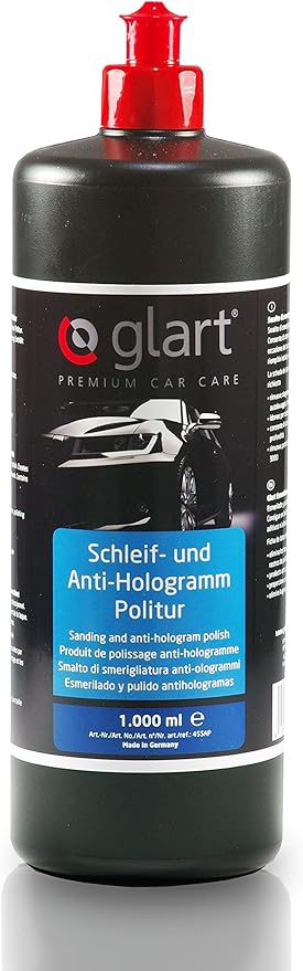 Glart 45SAP Polishing and Anti-Hologram Car and Paintwork Polish, 1,000 ml
