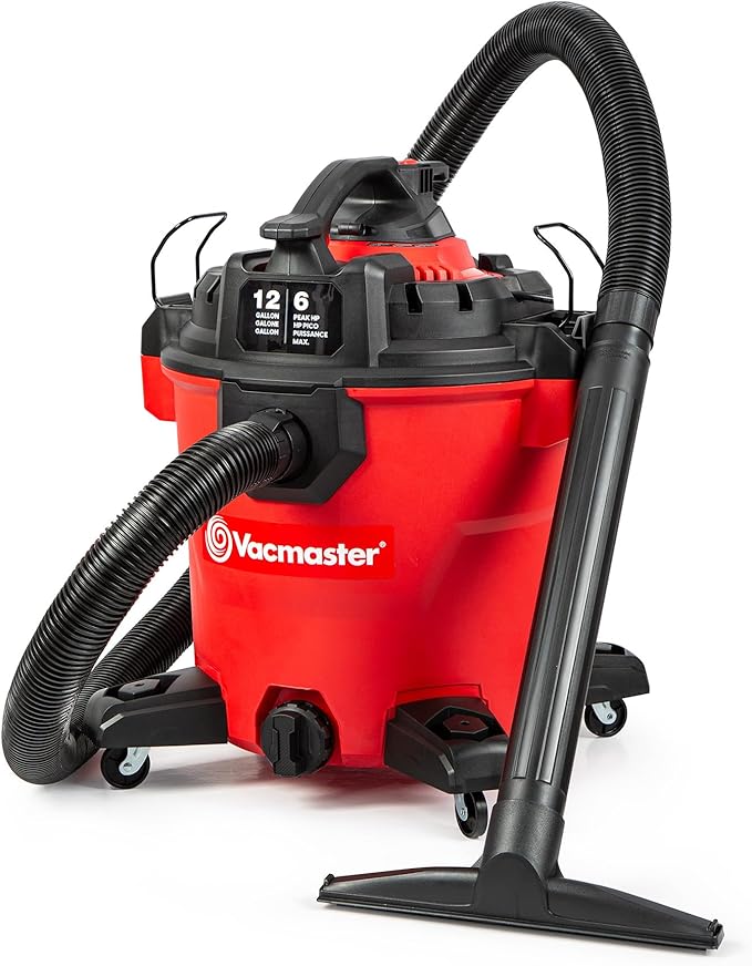 Vacmaster 12-Gallon 6 Peak HP Wet/Dry Vac with Detachable Blower, VBVCM1211 1101