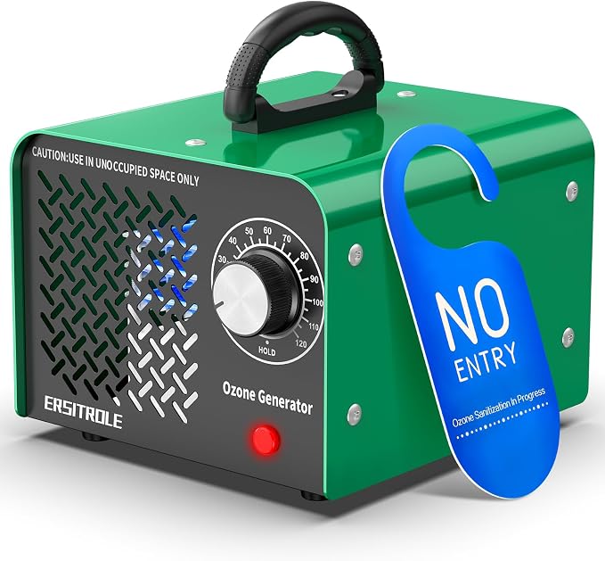 Ozone Generator 90,000mg/h, Home/Industrial 3-layer Ozone Ionizer Deodorizer, Ozone Machine Odor Removal for Car, Home, Smoke, Pets, Basement, Ozone Odor Eliminator for 6000 sq ft