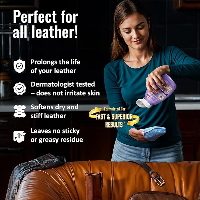 Leather CPR 32oz + Microfiber Applicator + 2 Towels