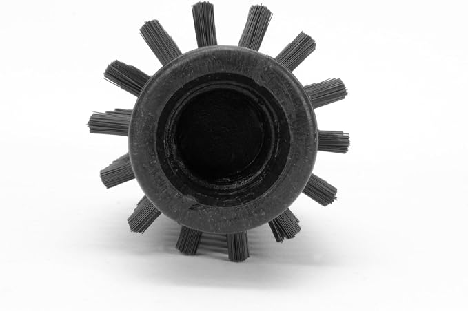SPARTA Multi-Purpose Valve Brush Pipe Brush, Round Brush with Polyester Bristles, Color Coded for Commercial Cleaning, Kitchen, Restaurant, Bathroom, Plastic, 5.7 X 2 X 5.7 Inches, Black