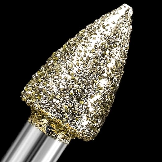 46Grit Diamond Grinder Bit 1/8" Shank Compatible with Dremel Rotary Tool, 12Pcs Stone Carving Diamond Drill Bits for Carve Engrave Polish Wood Resin Porcelain Ceramic Quartz Metal