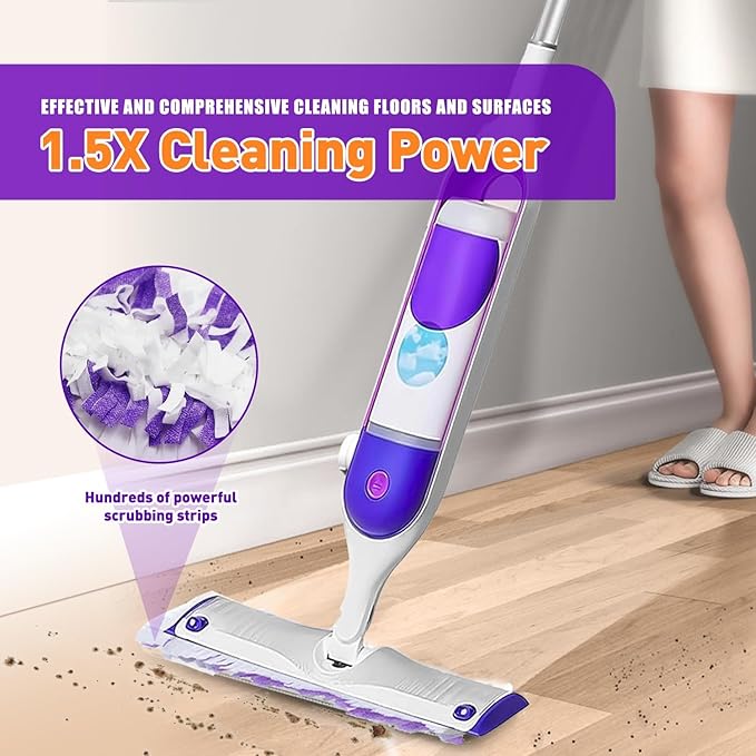 Power Mop Pads Refills for Swiffer PowerMop Multi-Surface Mopping Pad Disposable Replacement Mop Refill Pads Compatible with Swiffer PowerMop (40)