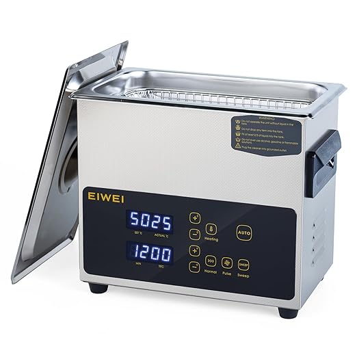 3L Ultrasonic Cleaner, One-Touch Cleaning, Heating, Dual-Frequency, Sweep Frequency, Touch Ultrasonic Cleaning Machine for Labs,Carburetor,Jewelry,Dentures,Automotive Parts