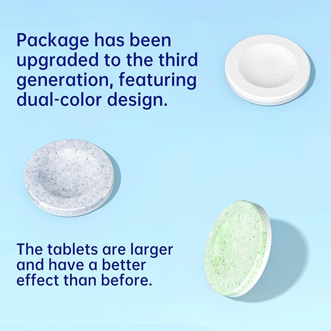 Retainer Cleaner Tablets & Denture Cleaning Tablets （5-mixed favor,156 denture cleaning tablets）