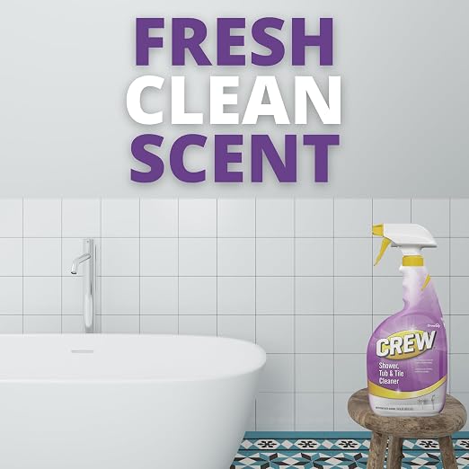 CREW Diversey CBD540281EA Shower, Tub & Tile Cleaner, Liquid, 32 oz